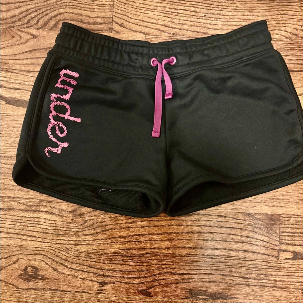 Women Under Armour Black Athletic Shorts